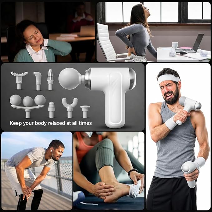 Bullet Massager with 9 Heads