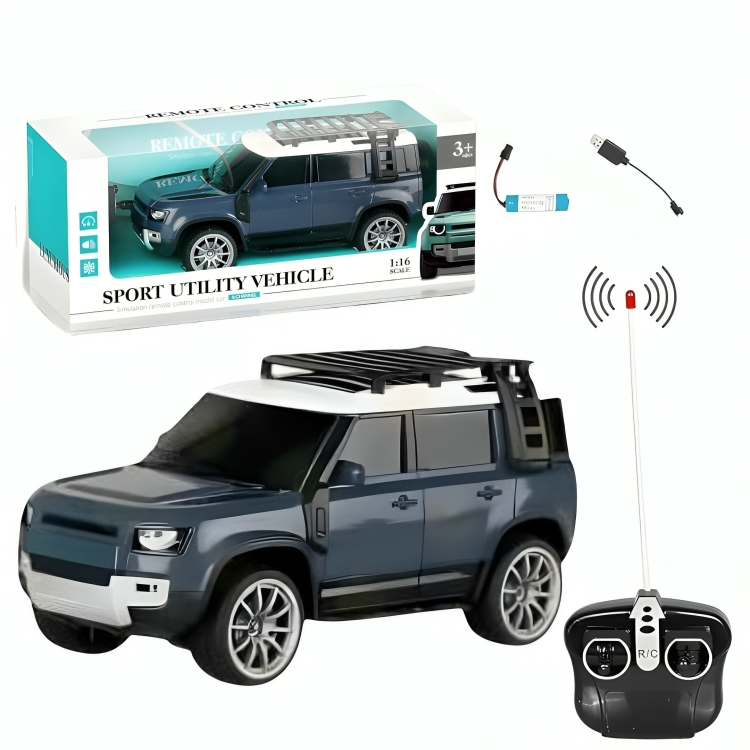 Remote Control Defender Car - Heavy Plastic(NavyBlue,PistaGreen)(1 piece)