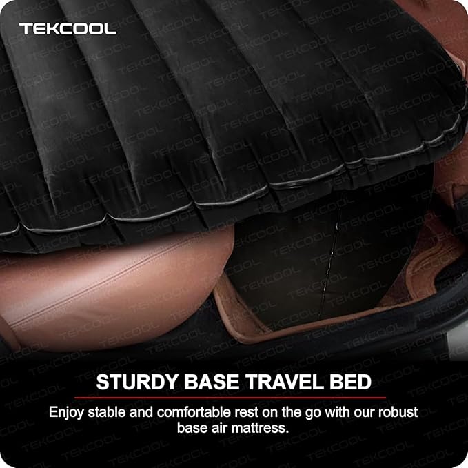 Premium Car Inflatable Bed with Pump & 2 Air Pillow