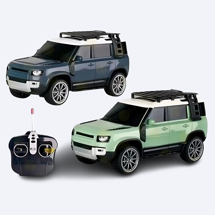 Remote Control Defender Car - Heavy Plastic(NavyBlue,PistaGreen)(1 piece)