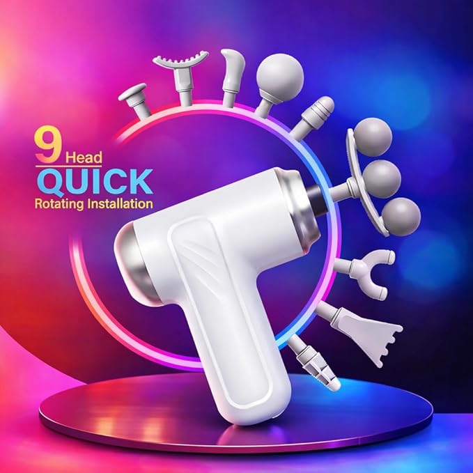 Bullet Massager with 9 Heads