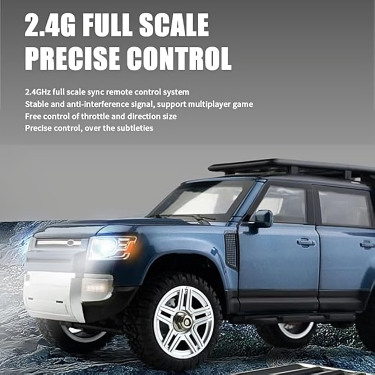 Remote Control Defender Car - Heavy Plastic(NavyBlue,PistaGreen)(1 piece)