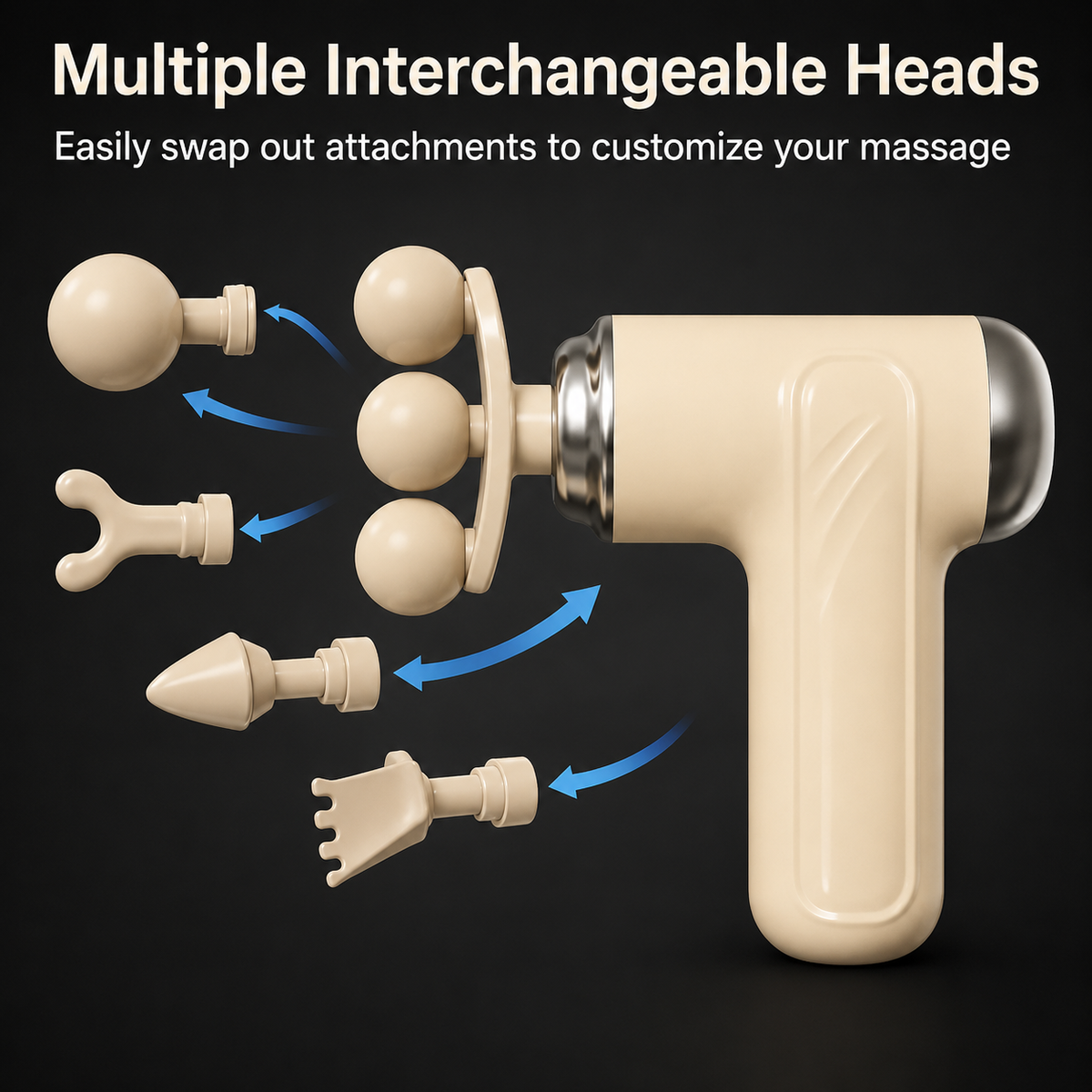 Bullet Massager with 9 Heads