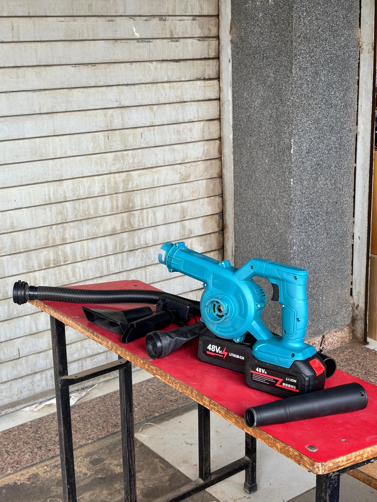 2 in 1 Portable Vacuum + Blower Premium Quality ( Blue Color )